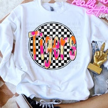 Load image into Gallery viewer, Preppy Checkered Mascot Dropdown TRANSFER SWD TEMP
