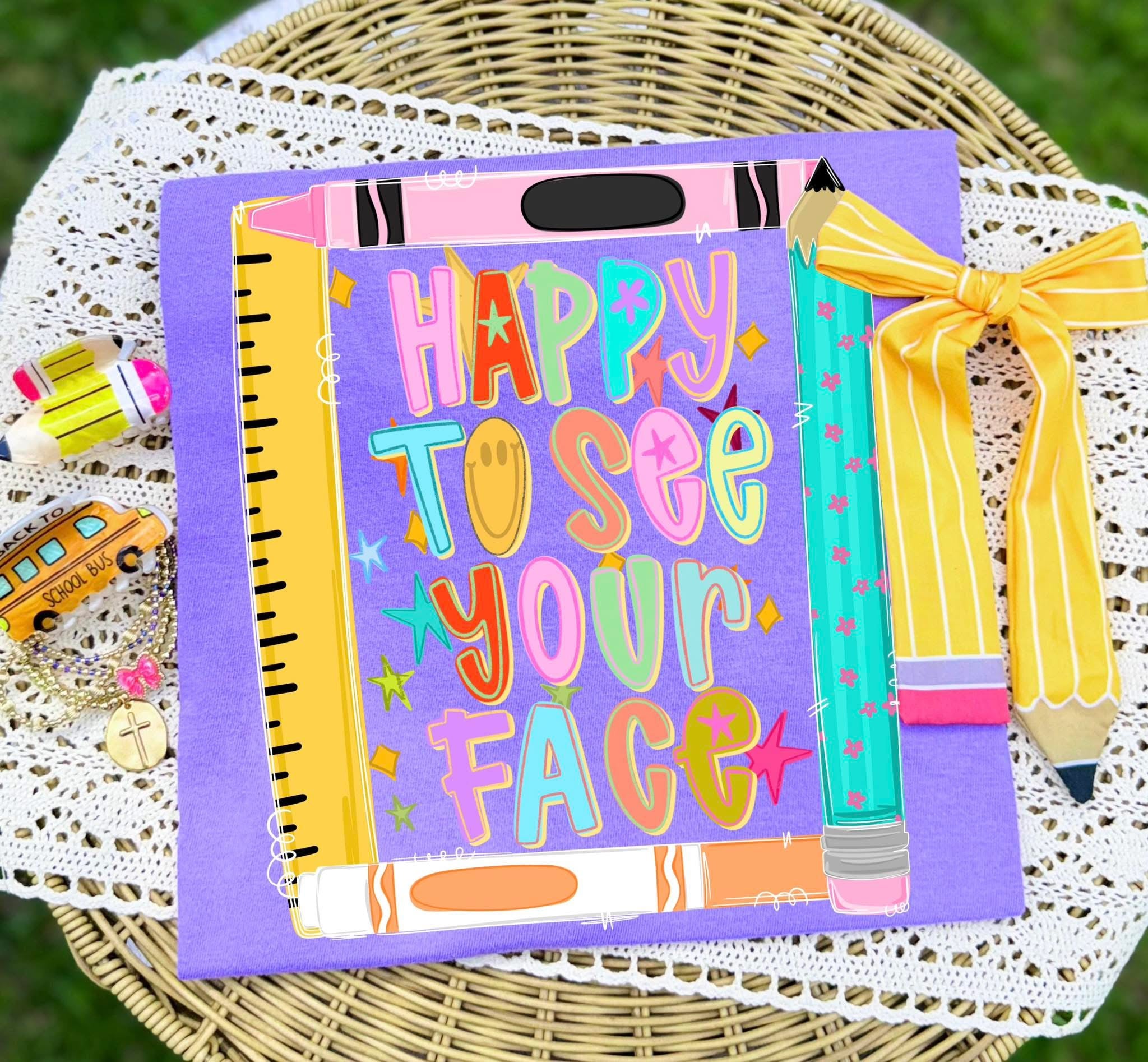 Happy To See your Face Marker Ruler Frame TRANSFER TCC JUNE 26 – Sassy ...