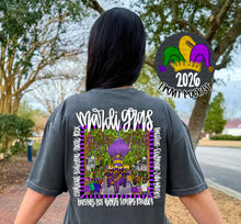 Load image into Gallery viewer, Mardi Gras Street With Crown POCKET + COLOR DROPDOWN TRANSFER AJD JAN 26
