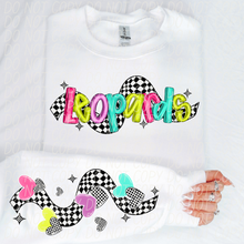 Load image into Gallery viewer, Bright Checkered Mascot With Sleeve Option DTF TRANSFER CSD
