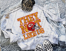 Load image into Gallery viewer, They Not Like Us Faux Embroidery Mascot DROPDOWN TRANSFER TGG 24
