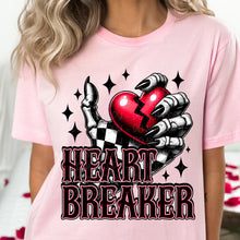 Load image into Gallery viewer, Heart Breaker Checkered Hand Heart TRANSFER DWS
