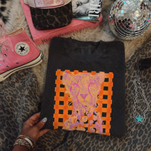 Load image into Gallery viewer, Pink Leopard Orange Checker TRANSFER KAYNDI FEB 26
