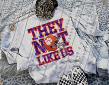 Load image into Gallery viewer, They Not Like Us Faux Embroidery Mascot DROPDOWN TRANSFER TGG 24
