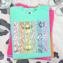 Load image into Gallery viewer, Rainbow Floral Names 4 Square TITLE DROPDOWN TRANSFER CSD APR 26
