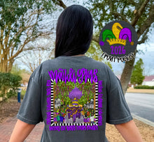 Load image into Gallery viewer, Mardi Gras Street With Crown POCKET + COLOR DROPDOWN TRANSFER AJD JAN 26
