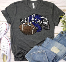 Load image into Gallery viewer, Sequin Football And Helmet Custom MASCOTS DTF TRANSFER
