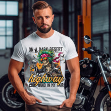 Load image into Gallery viewer, On A Dark Desert Highway Skull SDD TRANSFER
