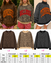 Load image into Gallery viewer, Custom Leopard Mock Neck Sweatshirt
