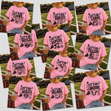 Load image into Gallery viewer, Let’s Go Mascot Leopard Spots BW DROPDOWN TRANSFER PHDC JULY DROP 26
