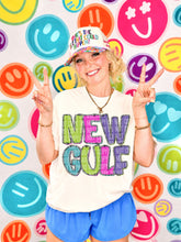 Load image into Gallery viewer, Hopscotch Hues Stacked School Mascots DROPDOWN TRANSFER CAP JUNE 26
