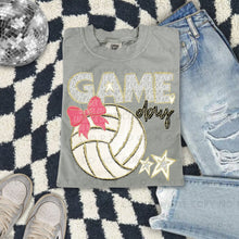 Load image into Gallery viewer, Dalmatian Game Day Volleyball With Bow DROPDOWN TRANSFER CAP FEB
