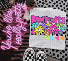 Load image into Gallery viewer, Preppy Bright Floral Mascot Dropdown TRANSFER CAP MAY
