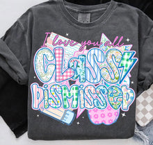 Load image into Gallery viewer, I Love You All Class Dismissed Pink Plaid TRANSFER
