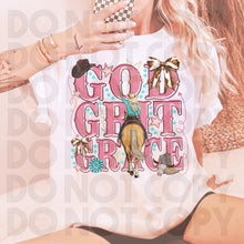 Load image into Gallery viewer, God Grit Grace Hair Color Dropdown TRANSFER RHD JAN 26 COQUETTE COWGIRL COLLAB RHD X SSD

