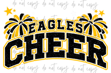 Load image into Gallery viewer, Cheer Glitter Poms Mascots TRANSFER CYBER JUNE 26

