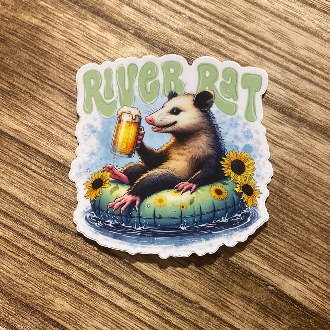 River Rat VINYL STICKER