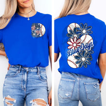 Load image into Gallery viewer, Floral Ball Baseball Team With Pocket DROPDOWN TRANSFER MMD APR
