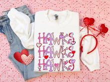 Load image into Gallery viewer, Valentine’s Skinny Stacked Mascot Dropdown TRANSFER PHDC
