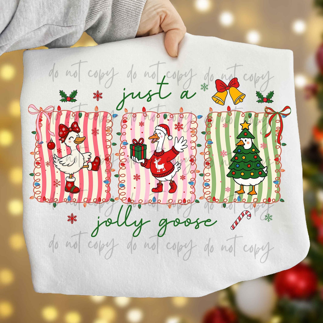 Just A Jolly Goose TRANSFER