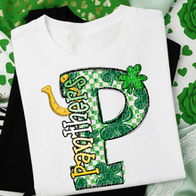 Load image into Gallery viewer, St Patrick’s Day Checkered Mascots DROPDOWN TRANSFER CSD JAN 26
