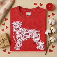 Load image into Gallery viewer, Valentine Red Floral Dog Breed Option DROPDOWN TRANSFER SWD DEC 25
