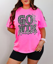 Load image into Gallery viewer, Go Fight Win Checkered Rhinestone Mascots DROPDOWN TRANSFER FDC 24
