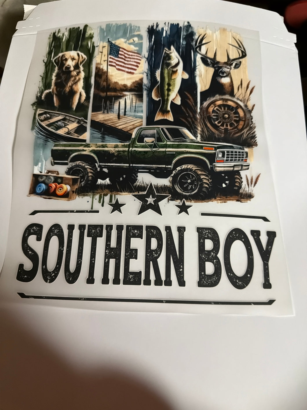 Southern Boy 4 Block RTS DTF TRANSFER