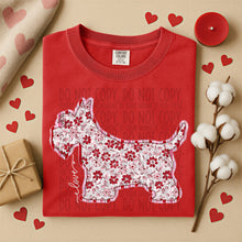 Load image into Gallery viewer, Valentine Red Floral Dog Breed Option DROPDOWN TRANSFER SWD DEC 25
