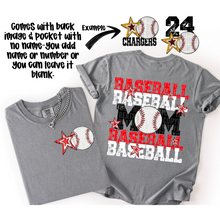 Load image into Gallery viewer, Baseball Mom Customizable DROPDOWN With Pocket TRANSFER SDD AUGUST
