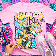 Load image into Gallery viewer, Pink Bright Framed Star Eyes Mascots DROPDOWN TRANSFER AGCM APR 26
