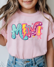 Load image into Gallery viewer, Mama Or Mini Teal Leopard Pink Checker And Bolt DROPDOWN TRANSFER SCAR EXC MAY 25

