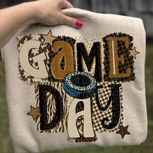 Load image into Gallery viewer, Brown Game Day Magazine Cutout DROPDOWN TRANSFER CSD FEB 26
