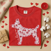 Load image into Gallery viewer, Valentine Red Floral Dog Breed Option DROPDOWN TRANSFER SWD DEC 25
