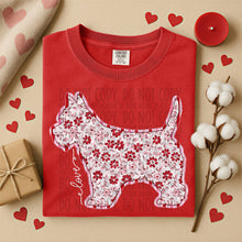 Load image into Gallery viewer, Valentine Red Floral Dog Breed Option DROPDOWN TRANSFER SWD DEC 25
