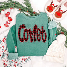 Load image into Gallery viewer, Christmas Names Plaid Alpha DROPDOWN TRANSFER SWD OCT 25
