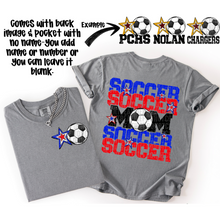 Load image into Gallery viewer, Soccer Mom Customizable DROPDOWN With Pocket TRANSFER SDD AUGUST
