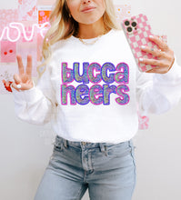 Load image into Gallery viewer, Pink And Purple Glam Mascot Dropdown TRANSFER CAP
