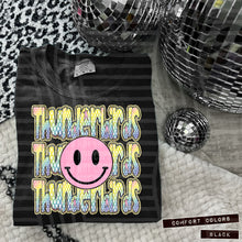 Load image into Gallery viewer, Rainbow Checker Pink Happy Stacked Mascots Dropdown TRANSFER CAP JUNE 25
