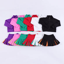 Load image into Gallery viewer, Sassy Custom Scuba and Pleated Skirt 2-Piece Cheer Set
