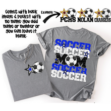 Load image into Gallery viewer, Soccer Mom Customizable DROPDOWN With Pocket TRANSFER SDD AUGUST
