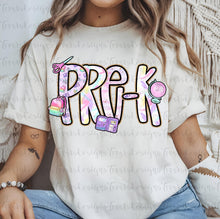 Load image into Gallery viewer, Preppy Purple Alpha B2S Grades DROPDOWN TRANSFER
