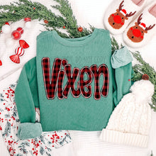 Load image into Gallery viewer, Christmas Names Plaid Alpha DROPDOWN TRANSFER SWD OCT 25
