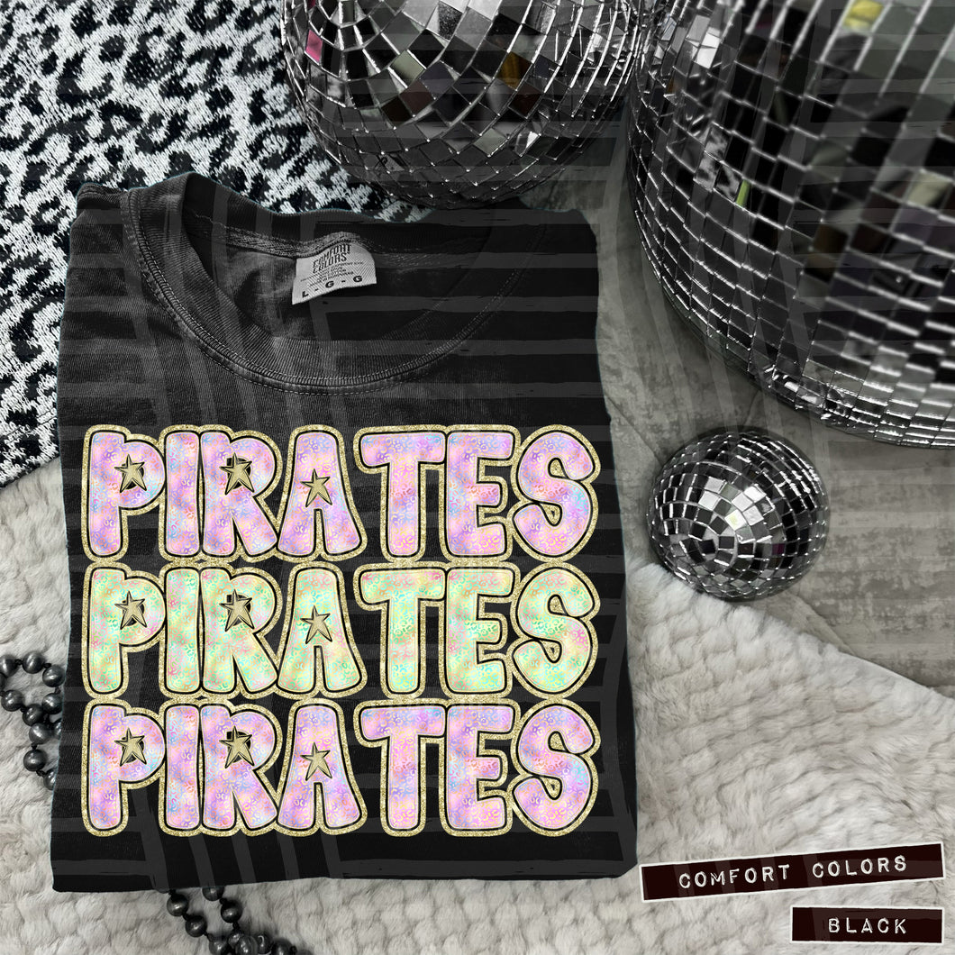 Iridescent Leopard Stacked Mascot Dropdown TRANSFER CAP MAY