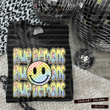 Load image into Gallery viewer, Rainbow Checker Happy Stacked Mascots Dropdown TRANSFER CAP JUNE 25
