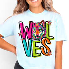 Load image into Gallery viewer, Friday Night Neon Mascots DROPDOWN TRANSFER CSD MAY 26
