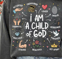 Load image into Gallery viewer, I Am A Child Of God Collage COLOR DROPDOWN TRANSFER ET FEB 26
