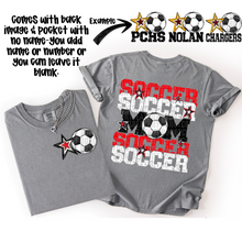 Load image into Gallery viewer, Soccer Mom Customizable DROPDOWN With Pocket TRANSFER SDD AUGUST
