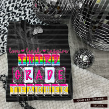 Load image into Gallery viewer, Pink Dotted Grades Teacher DROPDOWN TRANSFER CAP MAY 25
