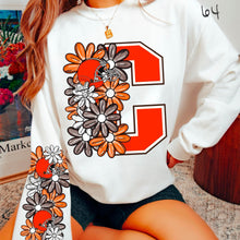 Load image into Gallery viewer, Floral Skulls And Letters Sports Team With Sleeve TRANSFER MMD

